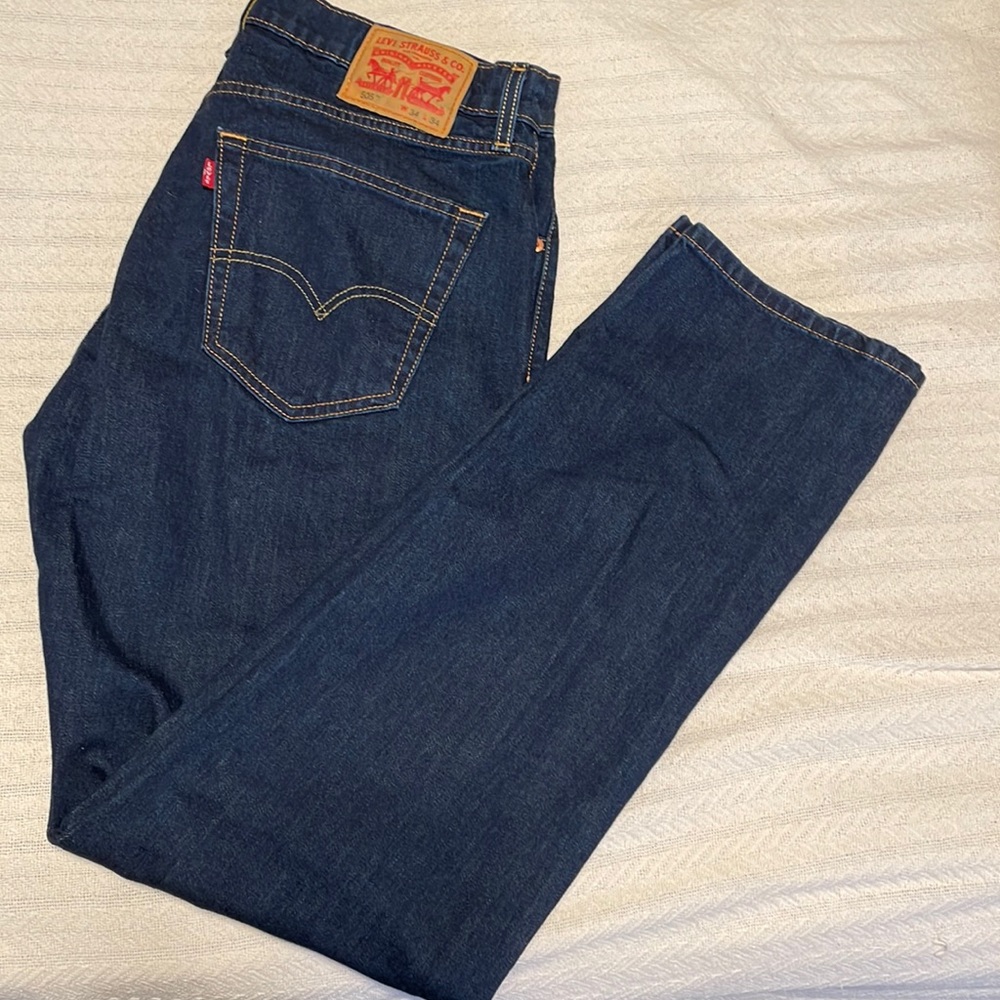 Levi’s 505 Dark Blue Jeans Sz 34 x 34 NWOT